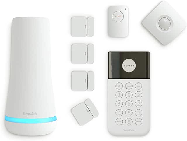 SimpliSafe 8 Piece Wireless Home Security System - Optional 24/7 Professional Monitoring - No Contract - Compatible with A...